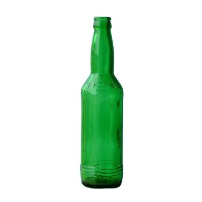 China Wine Custom Design Cool Green Empty Glass 620Ml Beer Bottle Various Styles For Sale for sale