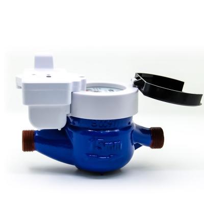 China High Performance White Smart Brass Water Meter Lorawan Smart Water Flow Meter Monitor for sale