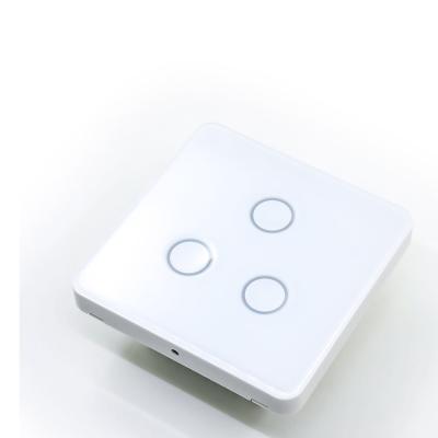 China PC Oem Manufacture Supplier Of Pc,Tempered Glass Panel Light Switch Lorawan Light Smart Switch for sale