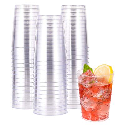 China 10oz Disposable Cup Thanksgiving Cup Portable Clear Plastic Party Wedding Cup Thanksgiving Christmas Party for sale