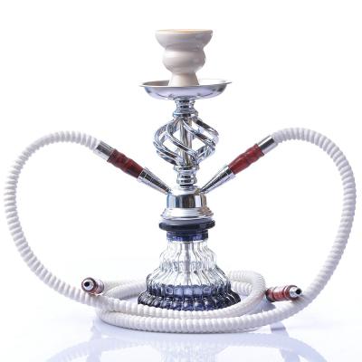 China New Design Good Quality Eco - Friendly Shisha Accessories Acrylic Shisha Hookah With Double Hose for sale