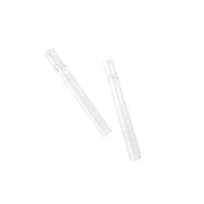 China Food Grade Transparent Glass Water Pipes Smoking Herb Long Cigarette Holder for sale