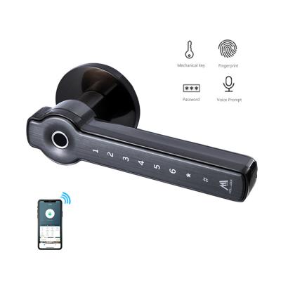 China APP/Fingerprint/Code Home Decoration Easy Install Latch Replacement Fingerprint Smart Lock for sale