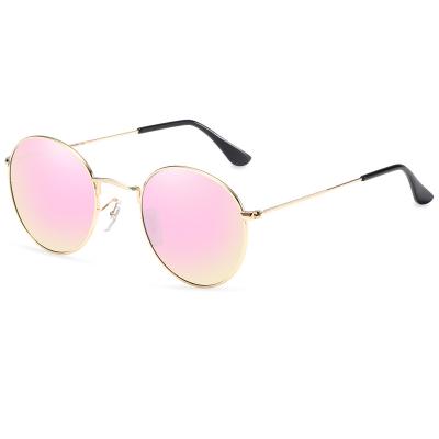 China Wholesale Pilot Retro Round Metal Frame Polarized Sunglasses Women Fashion Driving Shades Sun Glasses for sale