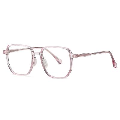 China Fahion New Arrival Big Size Men Women Fashion Acetate Optical Frame Blue Light Blocking Glasses for sale