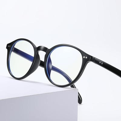 China Manufacturer wholesale fashion GUDA style retro round blue light blocking glass men women shape optical eyewear for sale