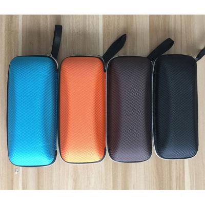 China Fahion Cheap Zipper Box Hard Plastic Outside Soft Plush Inside Sunglasses Case Wholesale for sale