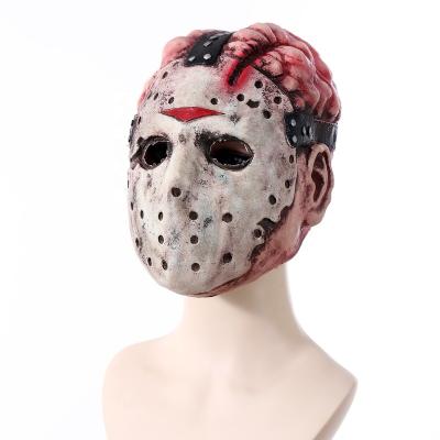 China Halloween Styles Halloween Wholesale Holiday Cosplay Face Party Dance Decoration Soft Latex Jason Mask 3D Full Face Mask for sale