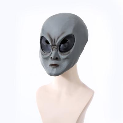 China Halloween Styles Realistic Alien Mask Halloween Cosplay Holiday Horror Latex Party Soft Decoration Dancing Wholesale Prop for sale