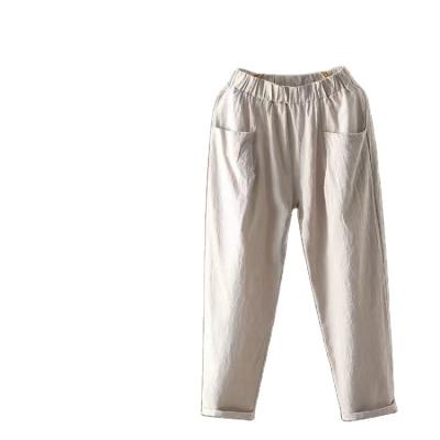 China Wholesale Plain Anti-wrinkle Cotton Women Pants Streetwear Women's Trousers Pants And Trousers for sale