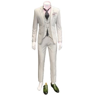 China Apparel Manufacturing Men's Suits Anti Shrink Slim Fit 3 Piece Suit For Men for sale