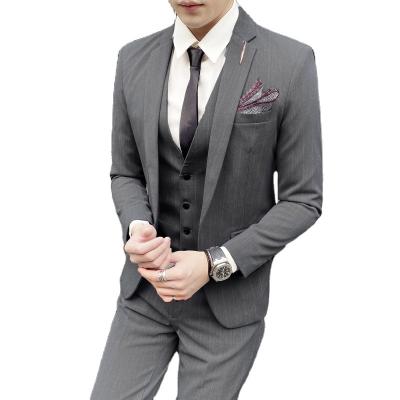 China Garment Makers Anti-Shrink Groomsman Suits 3 Piece Suit Designs for sale