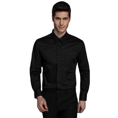 China Anti-pilling manufacturer custom men's office shirts sleeve long shirt manufacturer for men for sale