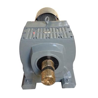 China Helical Worm Gear Box Reducers Gearbox Transmission Speed ​​Reducer Hotels R47 Worm Gearbox Helical Gear Reduce for sale