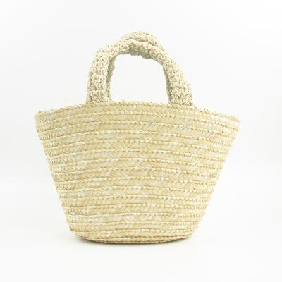 中国 Manufacturers Fashion Ladies Nylon Two-Strand Custom Large Capacity Straw Woven Handbag 販売のため