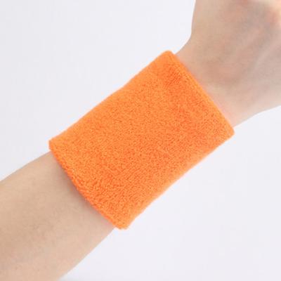 China Cotton Sports Basketball Headband Wristband Embroidered Wrist Sweat Band for sale