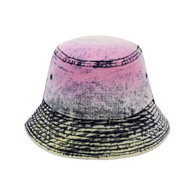 China JOINT Embroidered Tweed Fisherman Hat Washed Tie-Dye Featured Hot-Sell Bucket Hat Chicago Bulls Hat Te koop