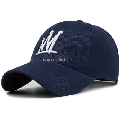 China COMMON Sports Hat Adjustable Embroidery Baseball Cap OEM Cotton Baseball Hat for sale