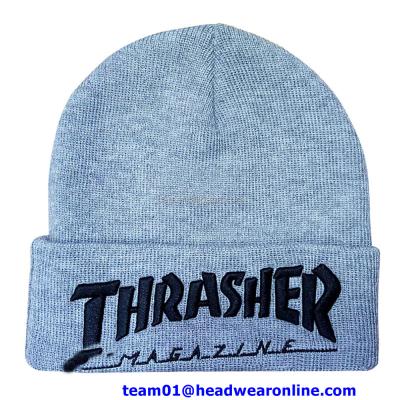 China COMMON Bulk Manufacturer 100% Acrylic Knit Beanies for sale