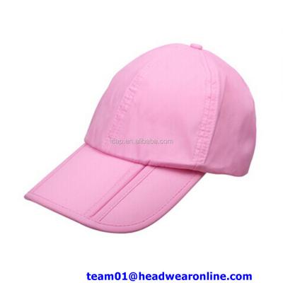 China COMMON Caps Factory Folding Bamboo Baseball Cap for sale