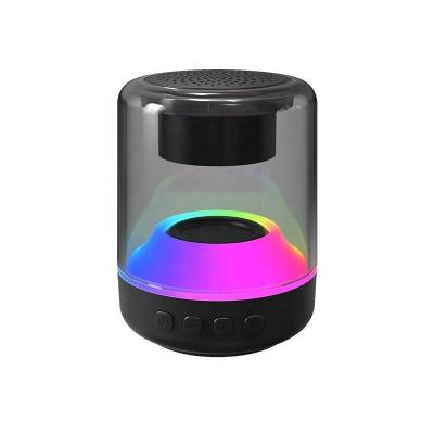 China EZCast New Crystal Glass Colorful Sound 5.0 With Rgb Light Home And Outdoor Wireless Bt Support Series Speakers for sale