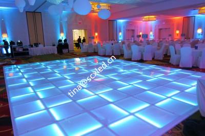 China LED Dance Floor Wedding Dance Floor For Event Party Magnet 3D LED Full Color Panels for sale