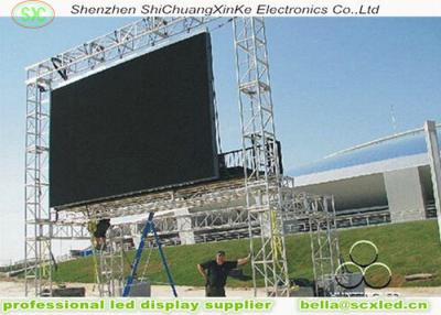 China P3.91Haning LED Display SMD2121 500mm X500mm Standard Die-Cast Aluminum Cabinet 3 Years Warranty for sale