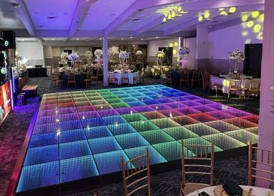 China IP65 P6 LED DJ Stage Dance Floor Waterproof Power Cabinet LSN System for sale