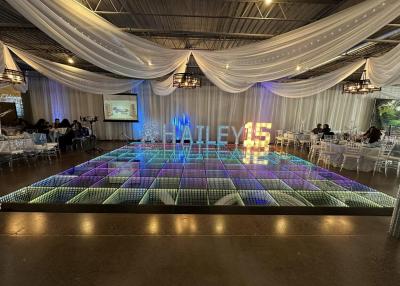 China Wide View LED Dance Floor P4.81 Stage Equipment Pixel Wireless Aluminum for sale