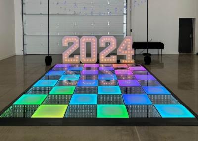 China Stage LED Dance Floor Panel Waterproof Full Color Anti-collison LED dance floor Tiles for sale