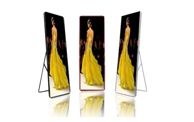 China Floor Standing LED Retail Poster Display Panel Full Colour P3 Epistar Chip for sale