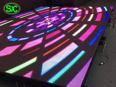 China open stage club dance floor,concert rental full color outdoor p6.25 led dance floor screen for sale