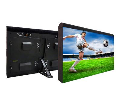 China Large-Scale Ultra Clear Waterproof IP65 Waterproof Iron Cabinet P10 Stadium LED Display Screen for sale