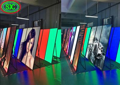 China HD LED Poster Display P2.5 Full Color Floor Standing Advertising 1/16 Scanning Wall for sale