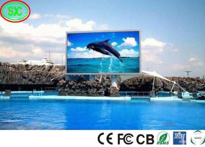 China IECEE P8 P10 40000dots/sqm SMD3521 outdoor led video display outdoor led screen display for sale