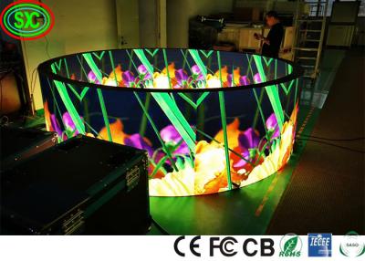 Cina Armadio in ferro 1R1G1B P4 Circolo Flessibile schermo a led SMD2121 schermo a LED a colori in vendita