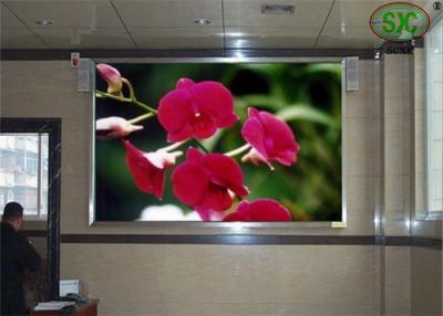 China HD railway / school indoor advertising led display board Steel or aluminum Cabinet for sale