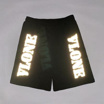 China 2021 Anti-wrinkle fashion 3M vlones men's and women's sports shorts factory high quality reflective printed casual manufacturer for sale