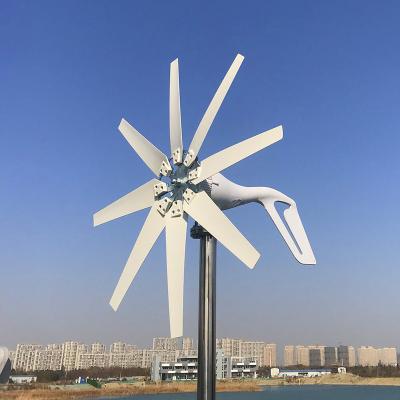 China Nylon fiber wind turbine energy system 12V 24V pmg alternators home wind generator turbine 1KW for sale