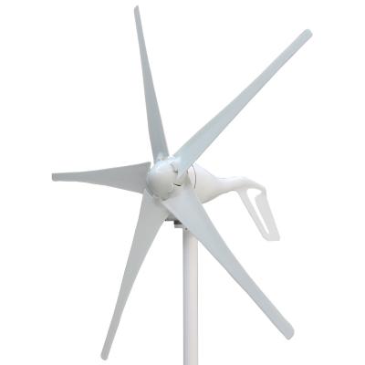 China Nylon Fiber Wind Turbine 800W 12V 24V Renewable Energy Generators Small Wind Power Horizontal for sale