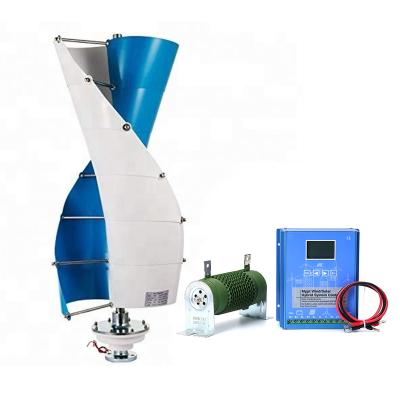 China Nylon Fiber Wind Power Wind Turbine 48V 1kw Wind Electricity Generator for sale