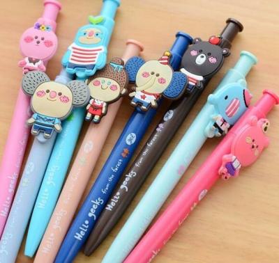 China office & Cute School Pen Hot Japan Stationery Kawaii Animal Pen With Logo Customized for sale