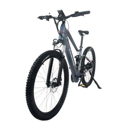 China Aluminum Alloy Aluminum Electric Bike 250w 48v 13.4ah Battery Ebike 27.5 Inch Full Suspension City Electric Bike for sale