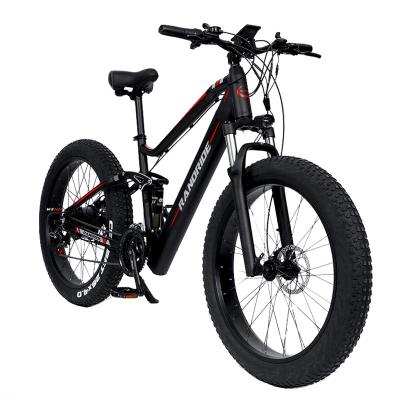 China New Design Aluminum Alloy Electric Bicycle 1000W500W750W 48v26 Inch Fat Tire Adult Mountain Bike for sale