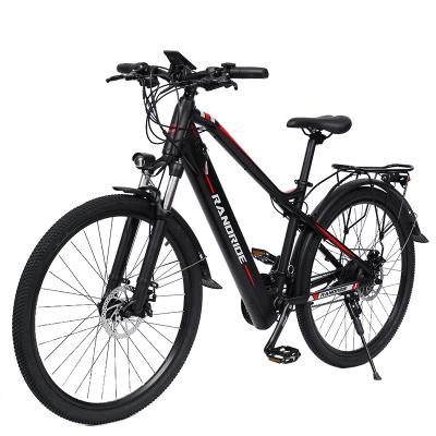 China Aluminum Alloy 14ah Battery 48V350W500W Hidden Electric Mountain Bike 27.5 Inch High Speed ​​City Leisure Electric Bike for sale