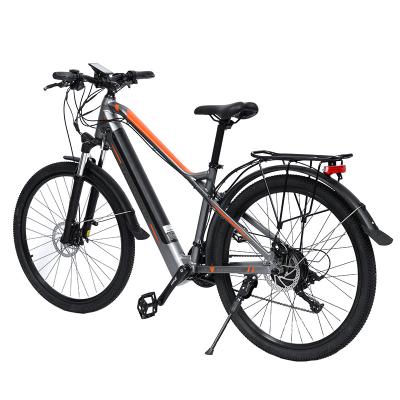 China Wholesale Aluminum Alloy Mountain Bike Bicycle For Sale27.5 Inch 48V500W750W Black Gray Electric Bicycle For Men for sale