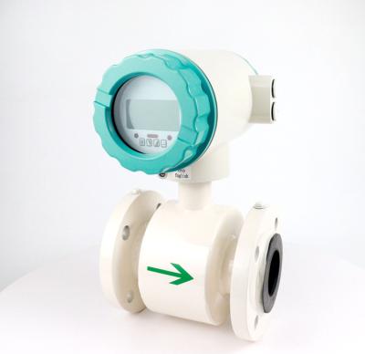 China DN6~1000 Digital Measuring Liquid Acrylic Material Water Flow Meter Electromagnetic Acid Magnetic Flow Meter for sale