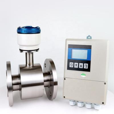 China Kaifeng Hollysys liquid remote measuring 4-20ma submersible produced digital water flow meter china electromagnetic industrial magnetic flowmeter for sale