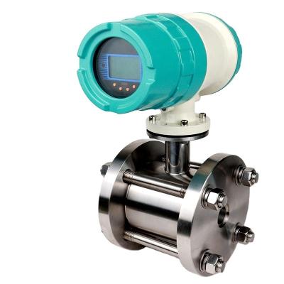 China Liquid Hygienic Milk Beer Beverage Water Flow Meter Stainless Steel Tri Clamp Electromagnetic Flow Meter for sale