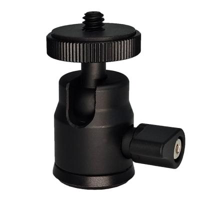 China Stabilize Adjust Camera Shooting Directions Swivel Mini Ball Head Screw Multifunctional Tripod Mount To DSLR Camera Camcorder Light Bracket for sale